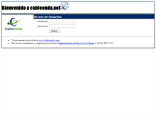 Tablet Screenshot of mail.cableonda.net